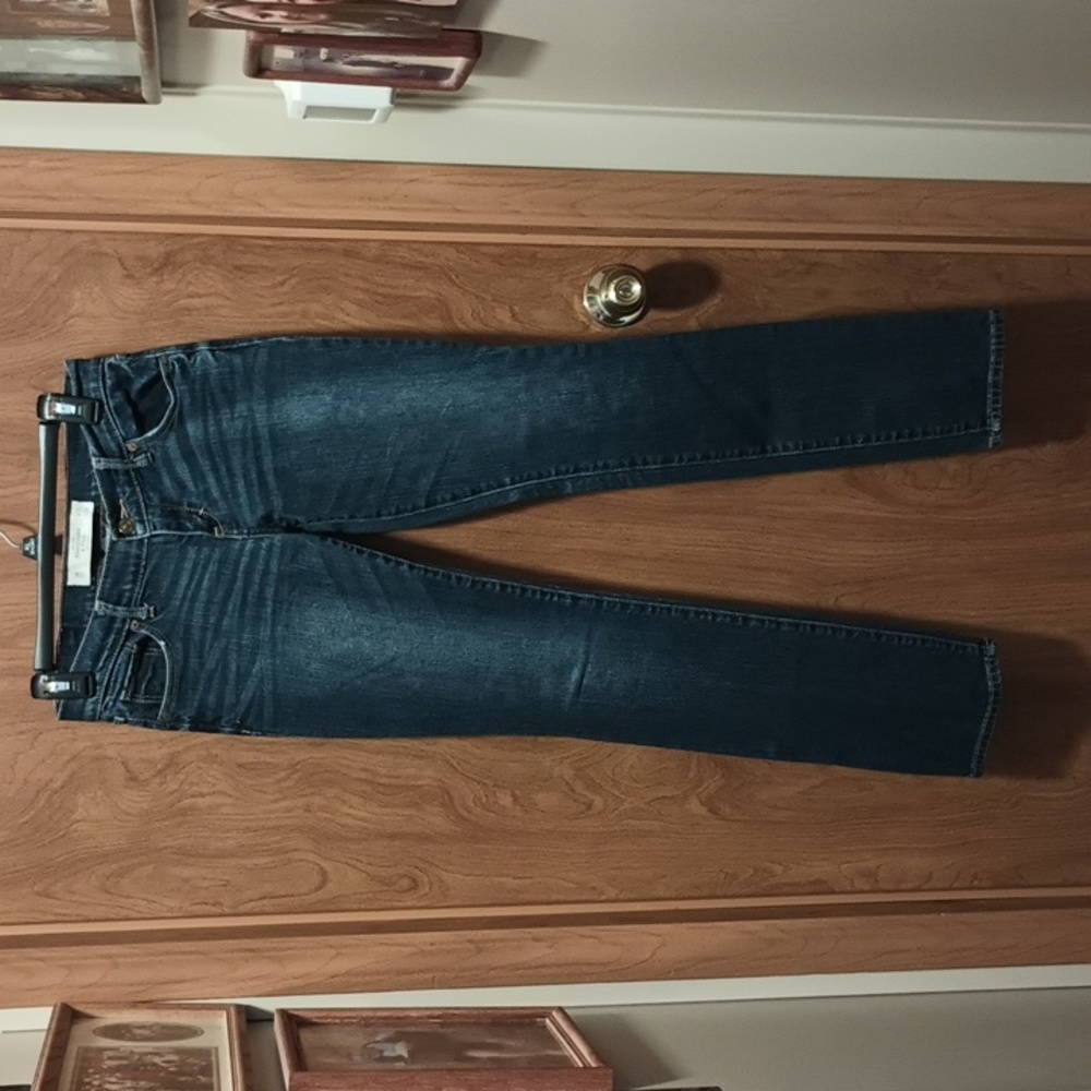Abercrombie & Fitch Low Rise Denim Skinny Blue Jeans Perfect Stretch W25 L33